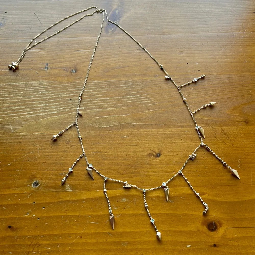 Kendra Scott Loralei Neckkace, Rose Gold - Picture 1 of 4